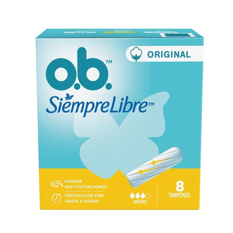 BOBOVR - Tampon o.b. Original Medio x 8und