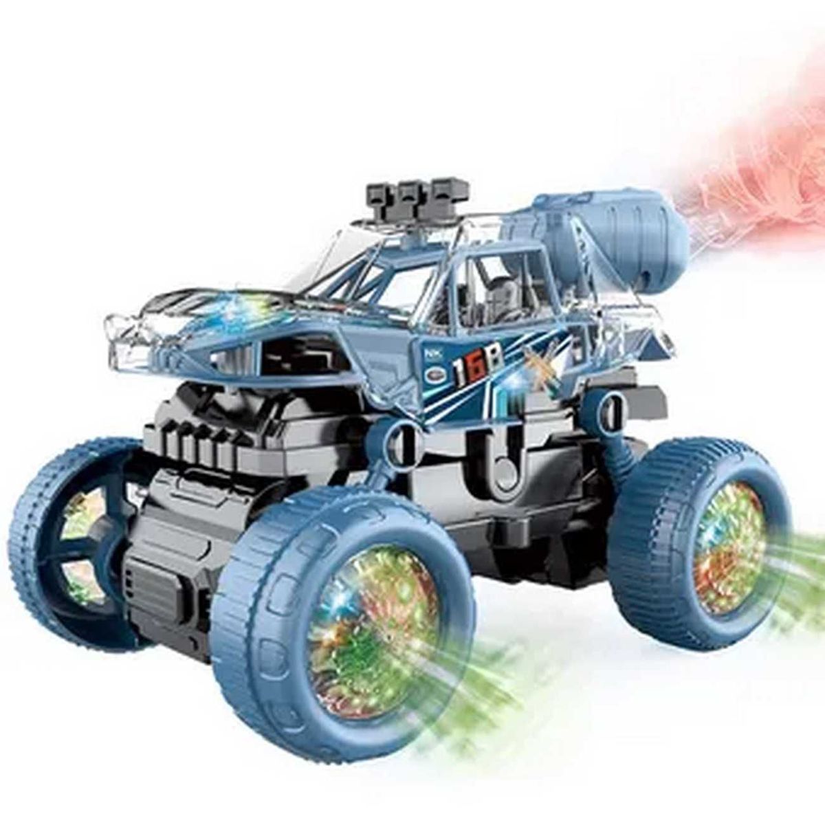 GENERICO - Carro Monster 360 Grados Acrobatico Luz Sonido + Bateria