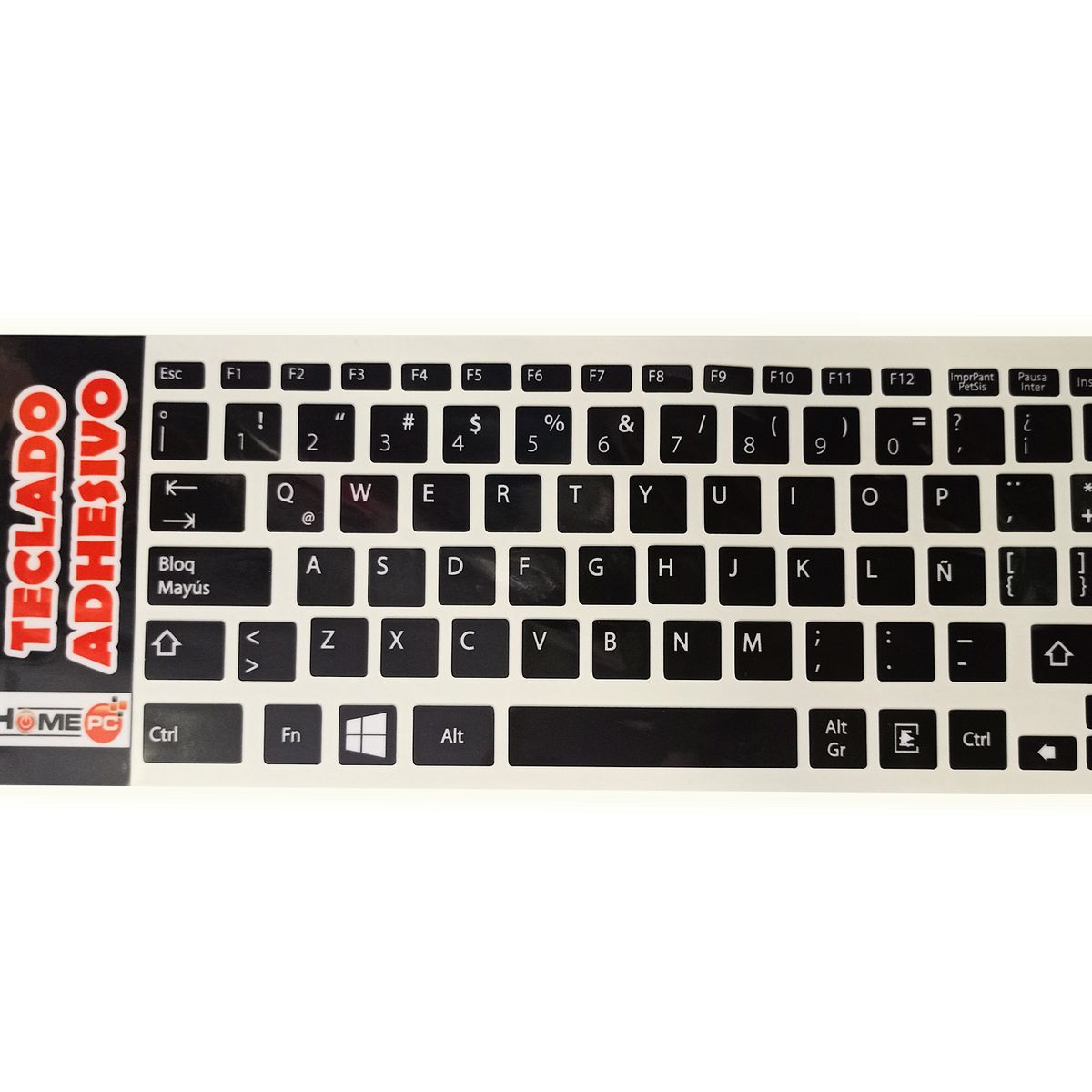 GENERICO - Sticker letras adhesivas para teclado en español