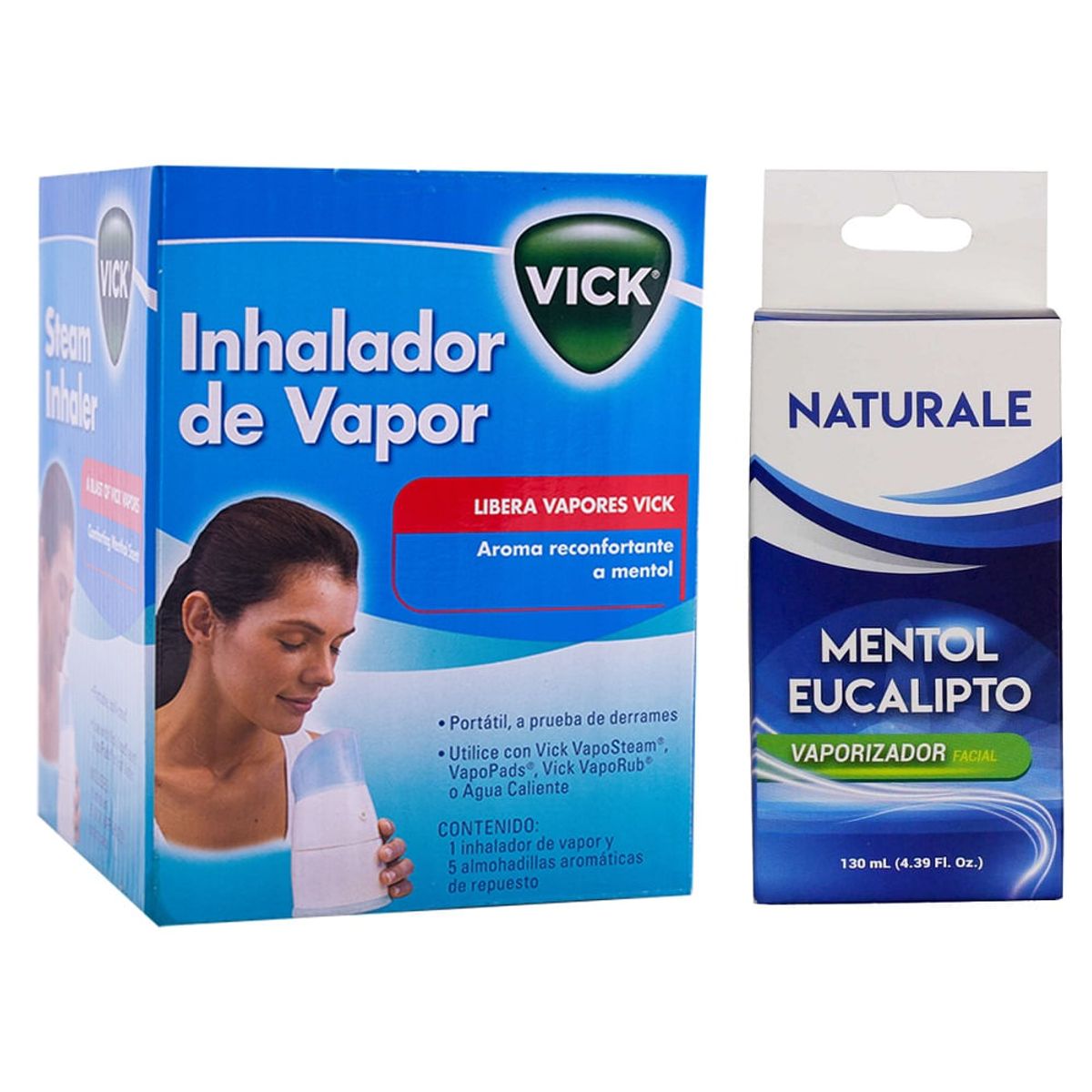 VICK - Combo Vaporizador Vick Naturale Mentol