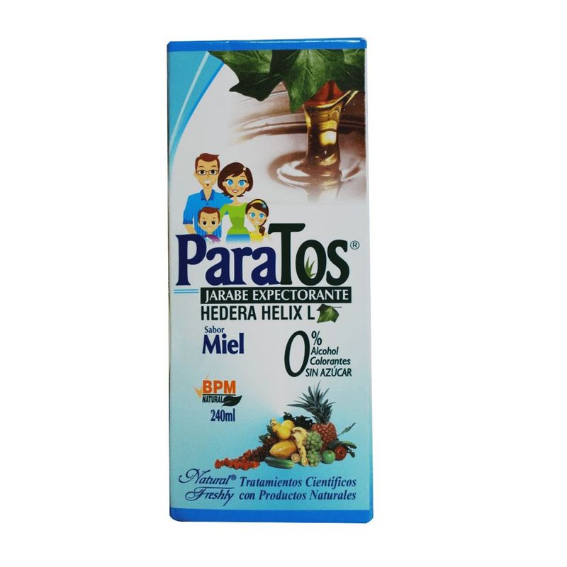 NATURAL FRESHLY - Paratos Jarabe Expectorante Miel X 240ml