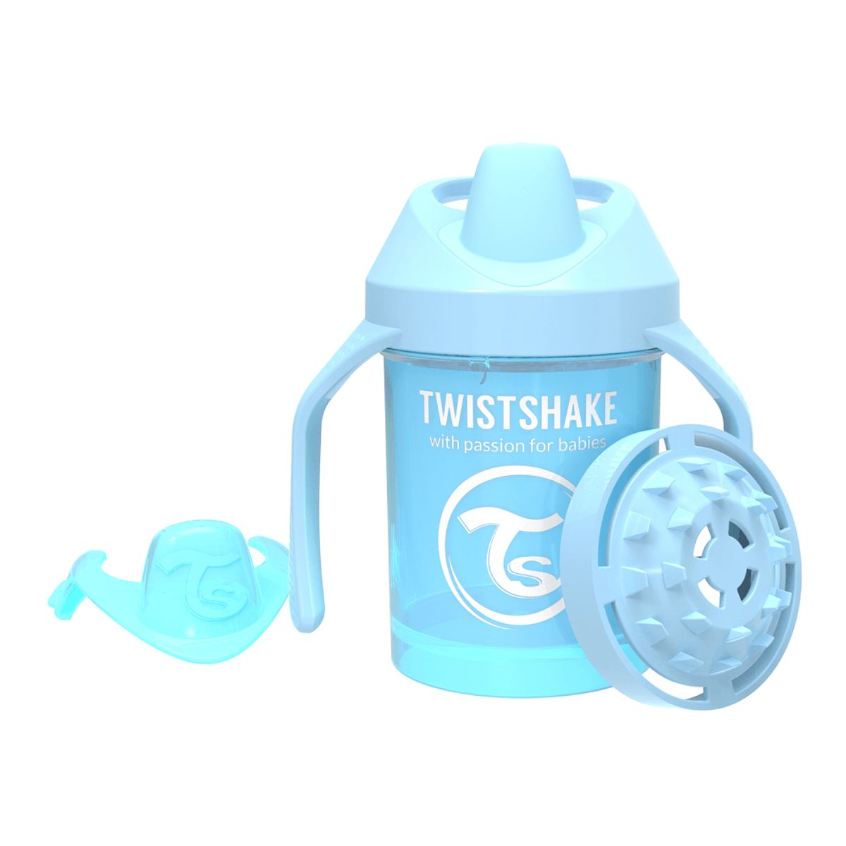 TWISTSHAKE - Vaso Pitillo Twistshake Azul 4+m 7 Oz