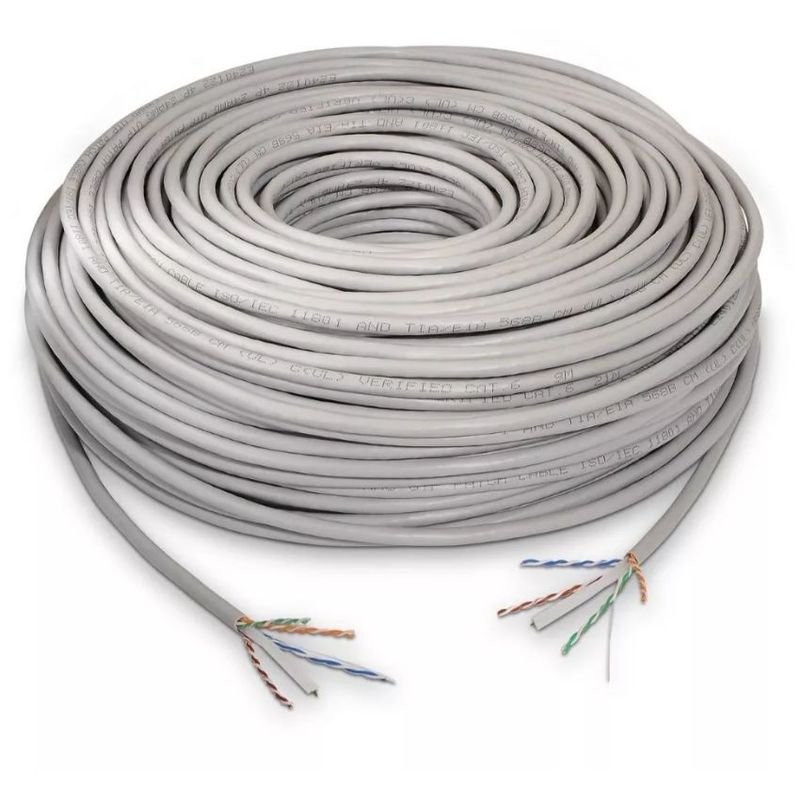 GENERICO - Cable utp cat5e 100 cobre interior x 100m