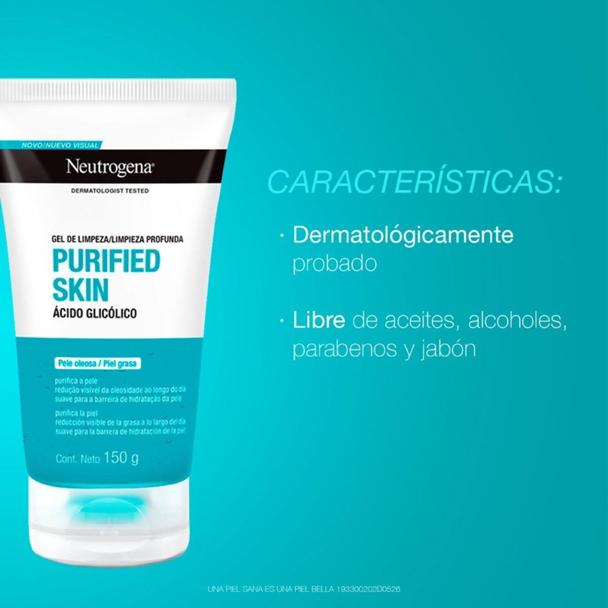 NEUTROGENA - Gel De Limpieza Neutrogena Purified Skin X 150gr