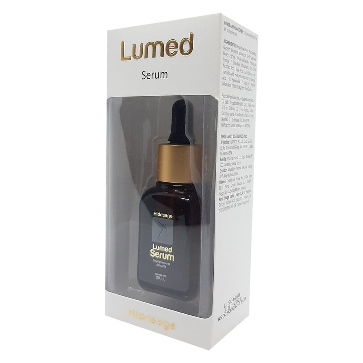 HIDRISAGE - Serum Hidrisage Lumed Despigmentante Aclarante X 20ml
