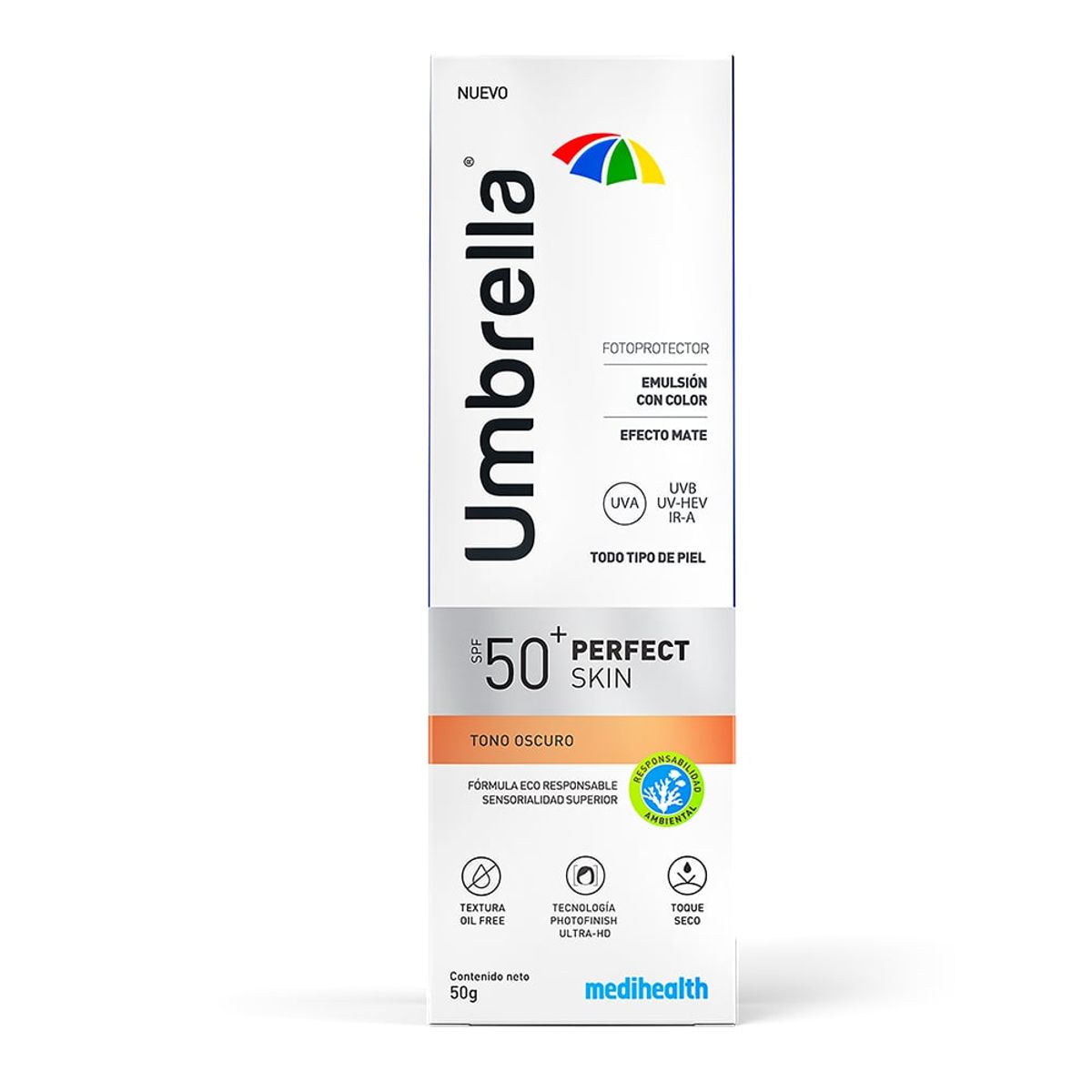 UMBRELLA - Protector Solar Umbrella Perfect Skin Oscuro Spf50 X 50gr
