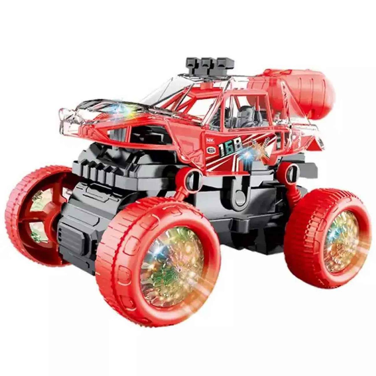 GENERICO - Carro Monster 360 Grados Acrobatico Luz Sonido + Bateria