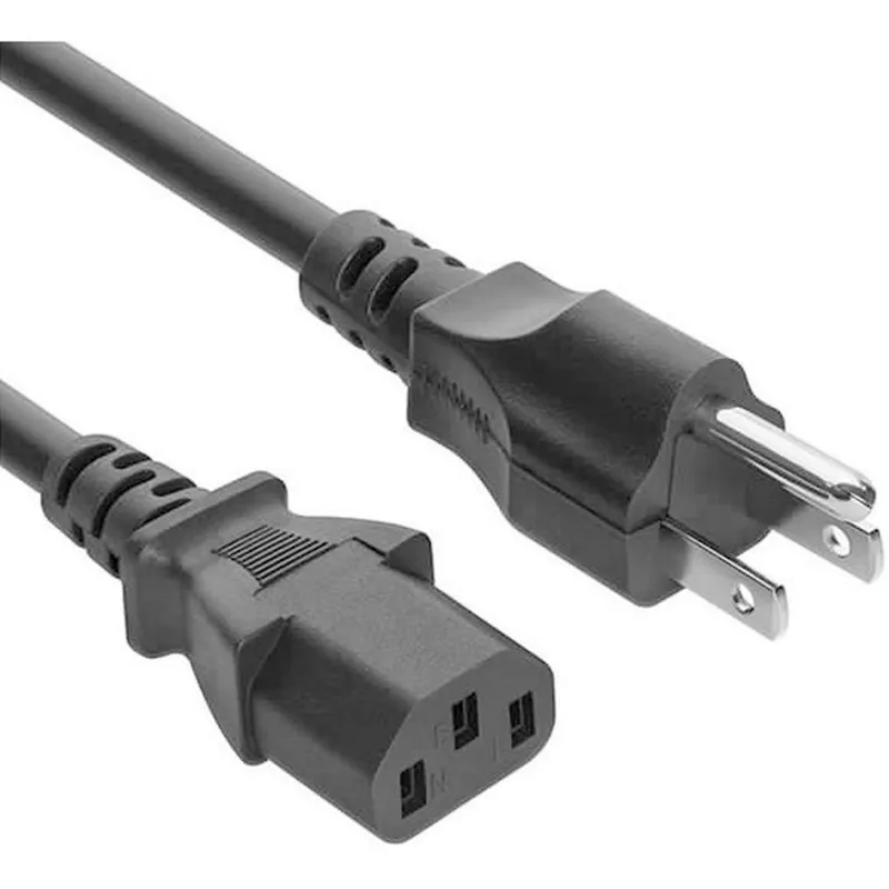 GENERICO - Cable de poder para pc  monitores  impresoras  otros varios tamaños