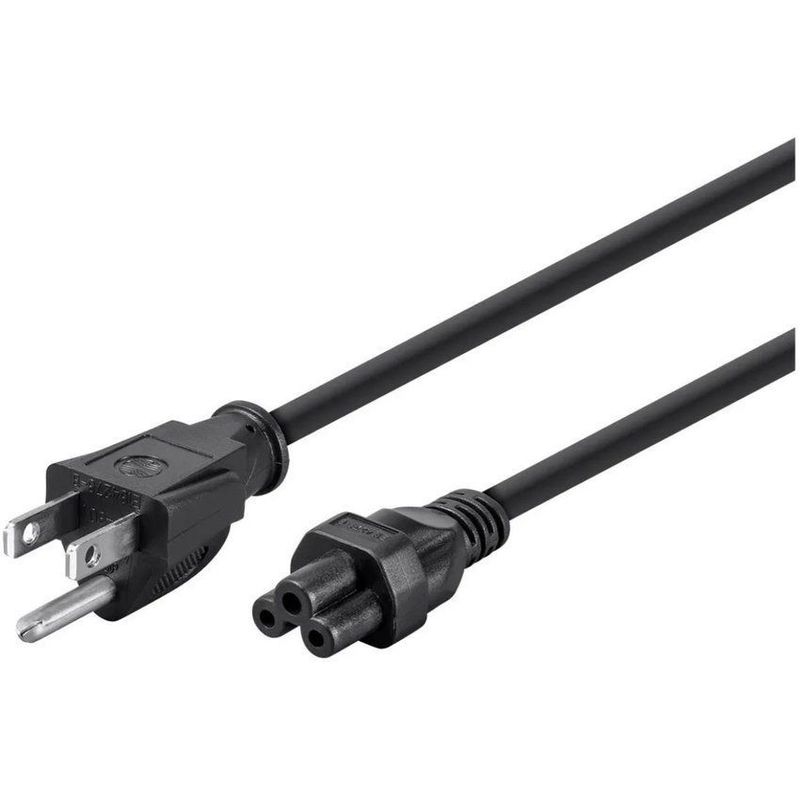 GENERICO - Cable de poder trébol para cargador de portátil