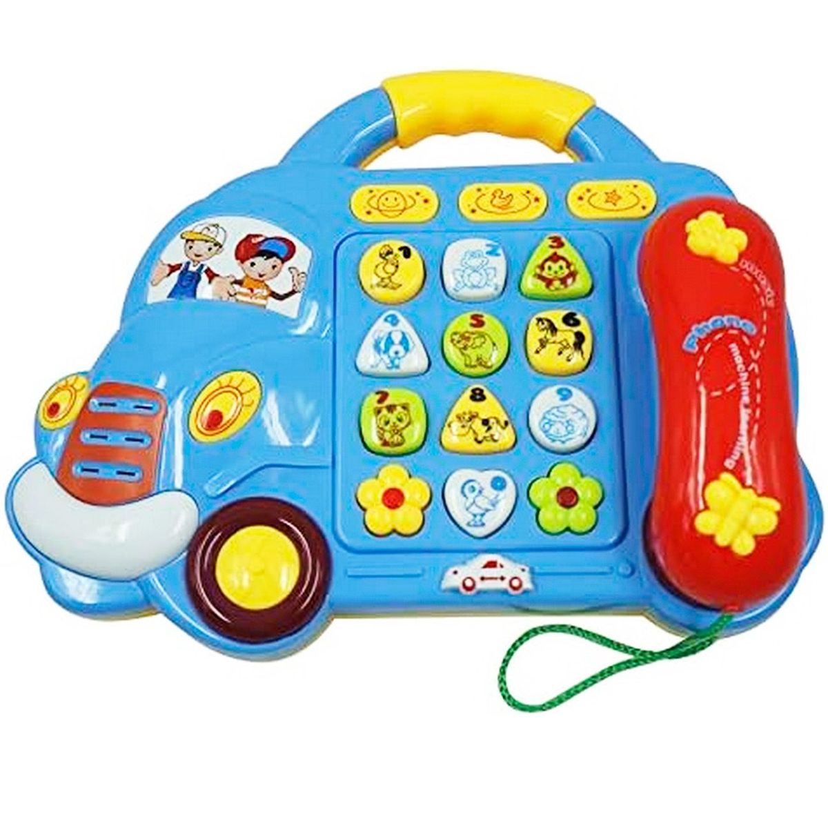 DAYOSHOP - Teléfono Celular Juguete Musical Carro Bebe Niño bateria