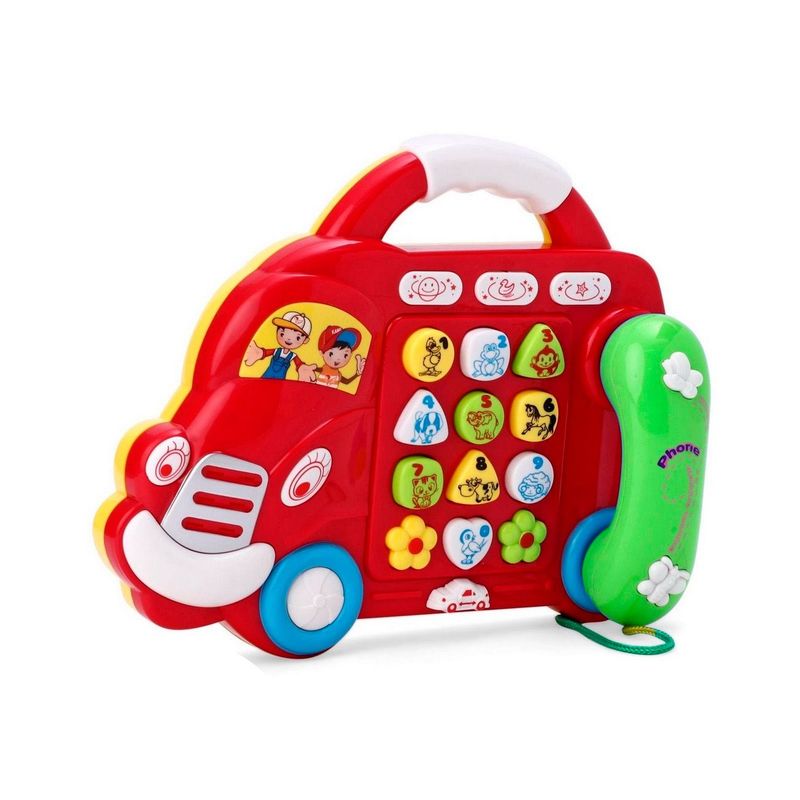 DAYOSHOP - Teléfono Celular Juguete Musical Carro Bebe Niño bateria