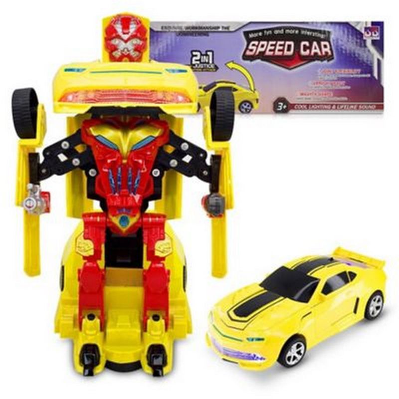 DAYOSHOP - Carro Carreras Transformers Deportivo Juguete Niño bateria