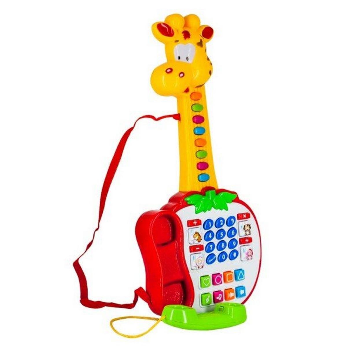 DAYOSHOP - Teléfono Celular Juguete Musical Jirafa Guitarra bateria