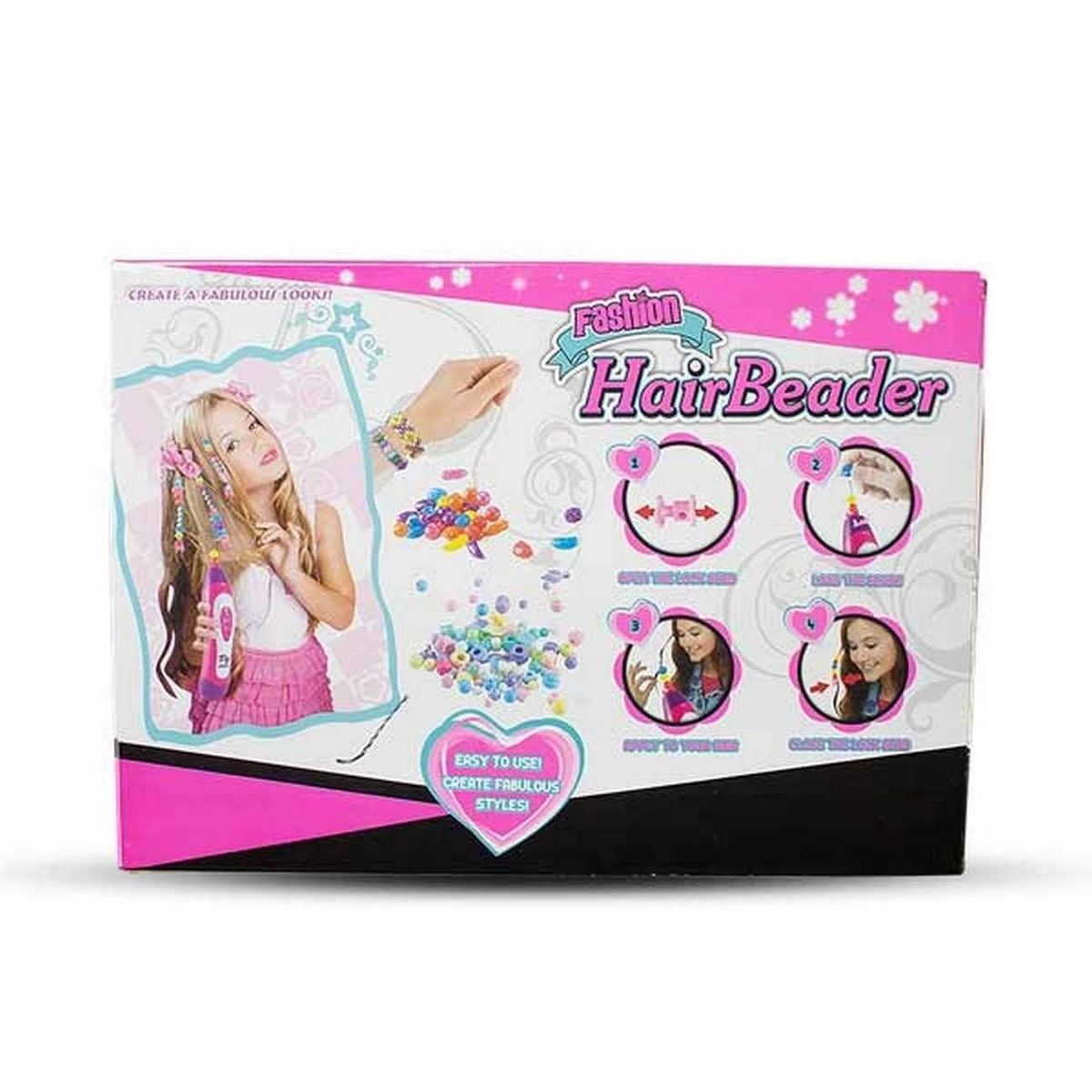 GENERICO - Set Kit Para Hacer Peinados Trenzas Cabello Hairbeader Niña