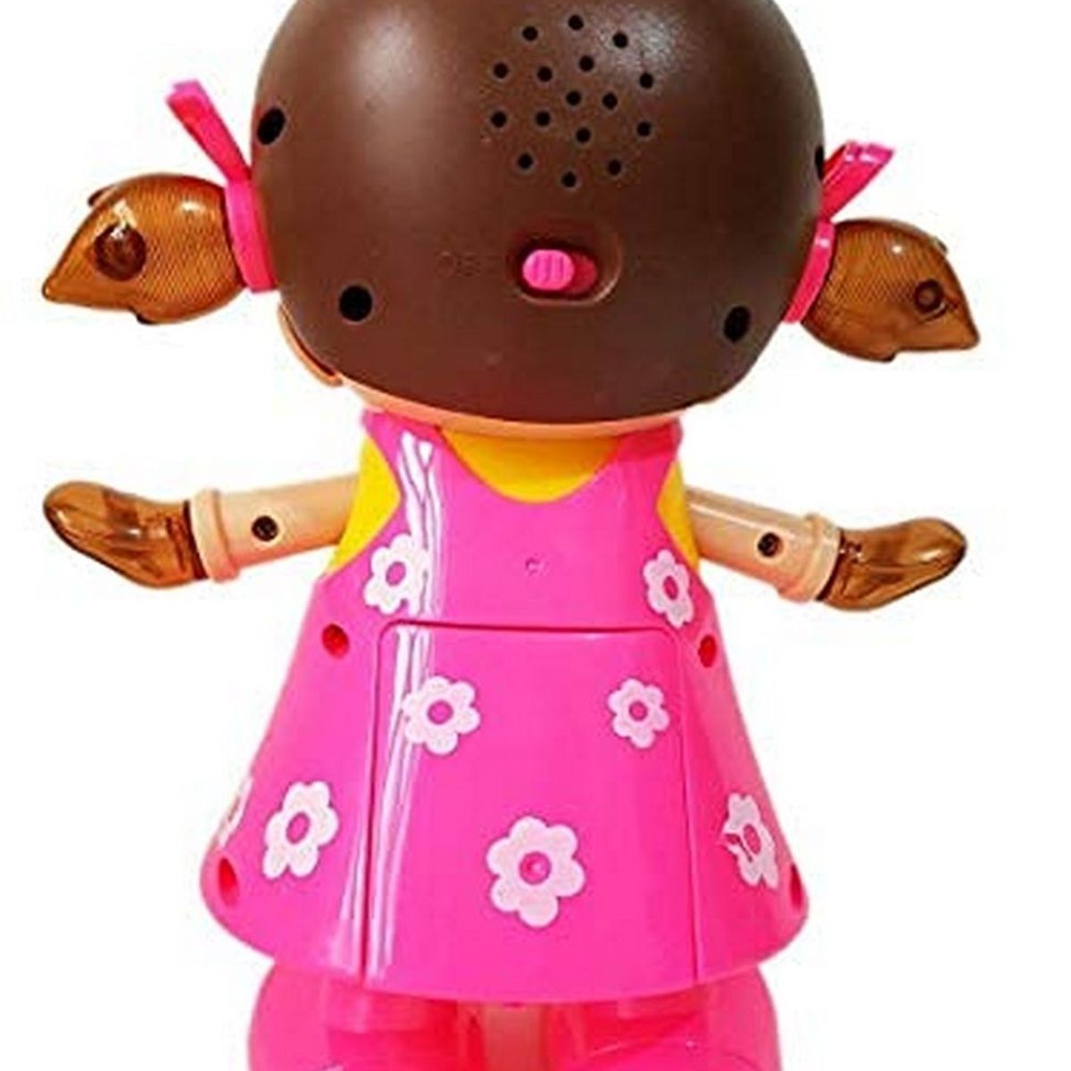 DAYOSHOP - Muñeca Flor Robot Juguete Luces Sonido Movimiento Bateria