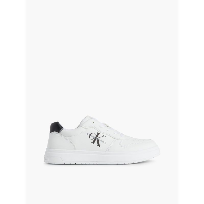CALVIN KLEIN - Tenis Bajas Para Niño Blanco Calvin Klein