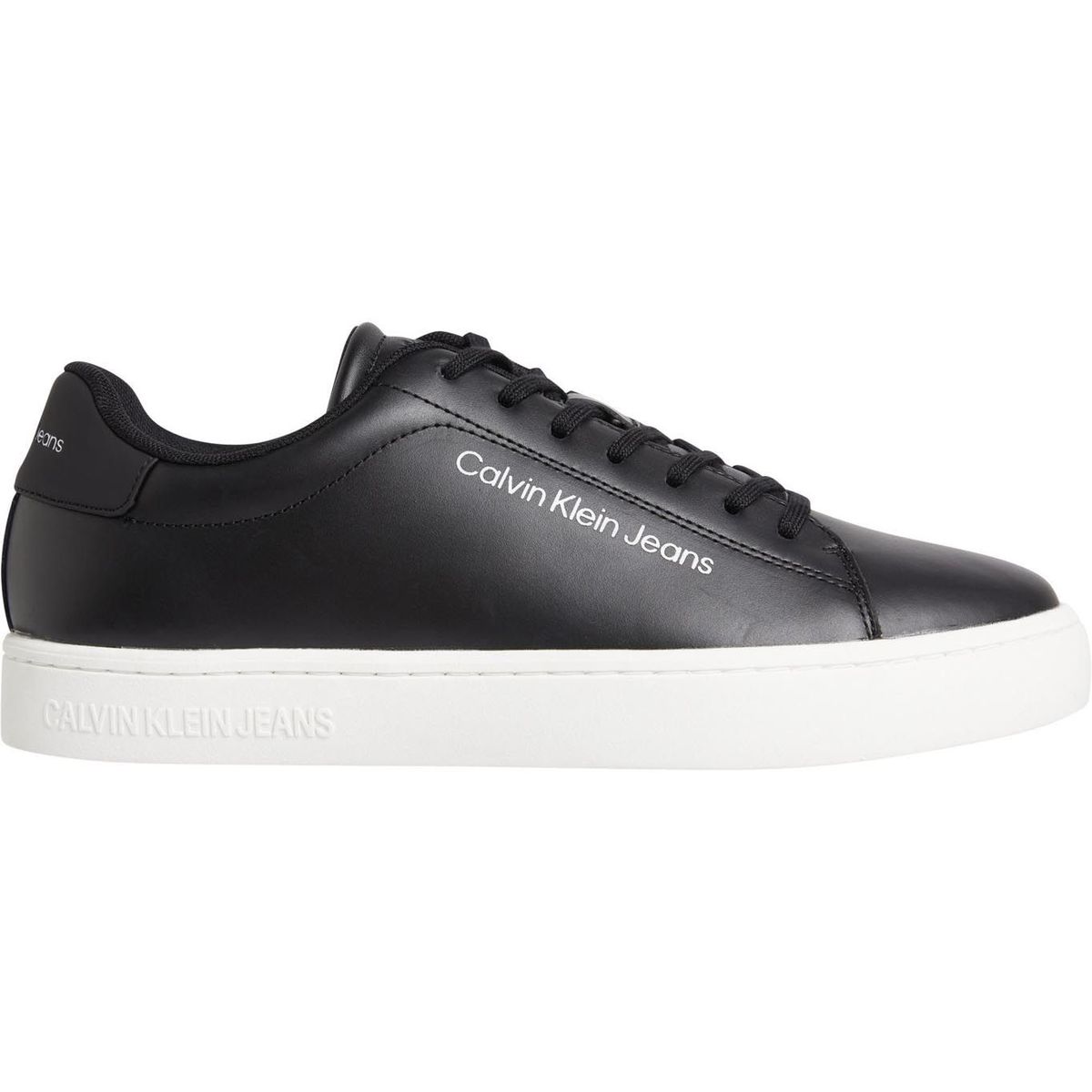CALVIN KLEIN - Tenis Cuero Hombre Blanco Calvin Klein