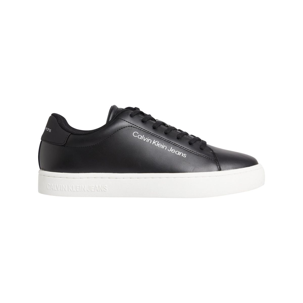 CALVIN KLEIN - Tenis Cuero Hombre Blanco Calvin Klein