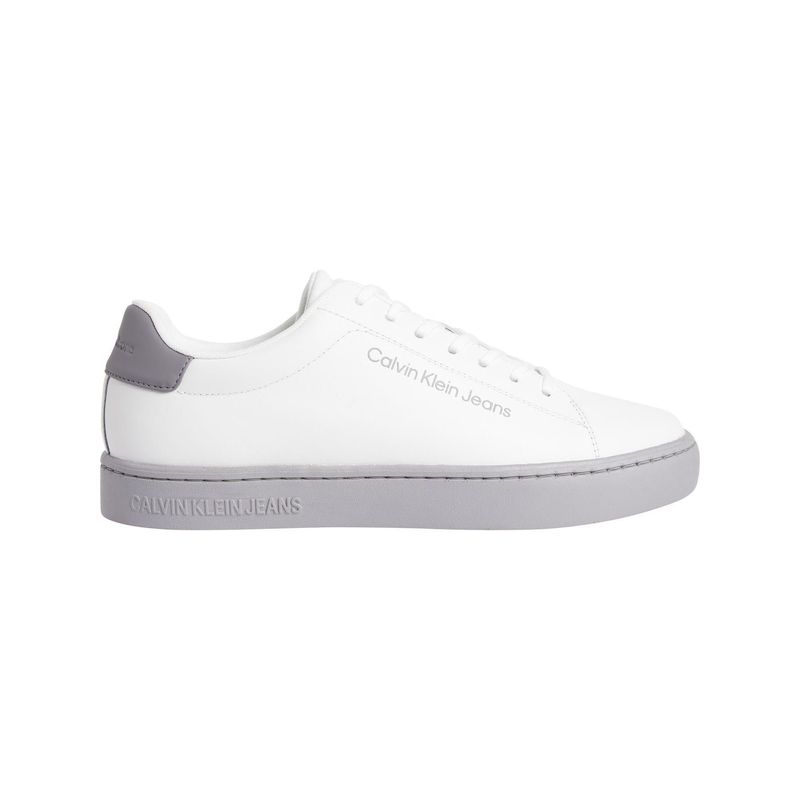 CALVIN KLEIN - Tenis de Cuero para Hombre en Blanco Calvin Klein Calvin Klein