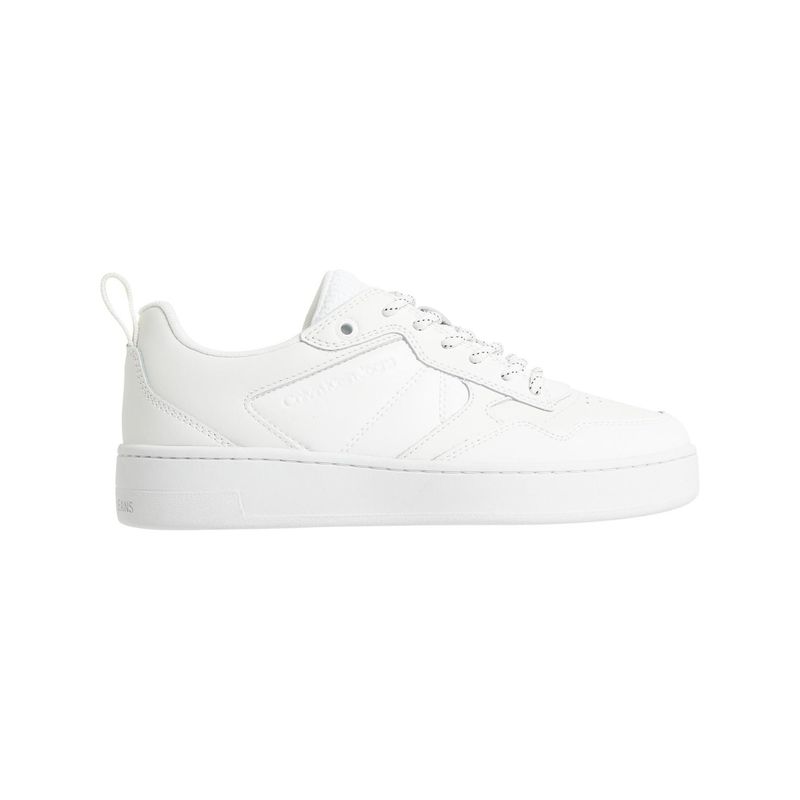 CALVIN KLEIN - Tenis Deportivas Con Logo Mujer Blanco Calvin Klein