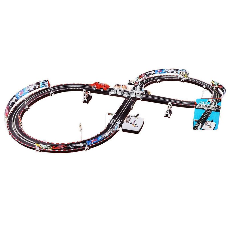DAYOSHOP - Pista Carro Set Armable Track Racing Juguete Niños Bateria