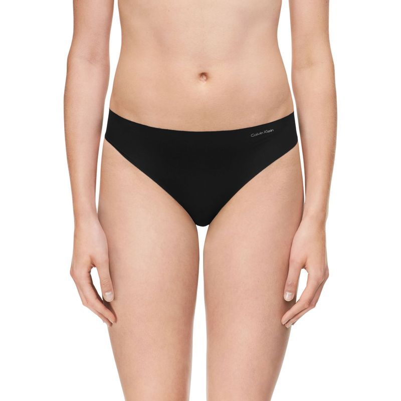 CALVIN KLEIN - Panties Tanga Invisible Negro Calvin Klein