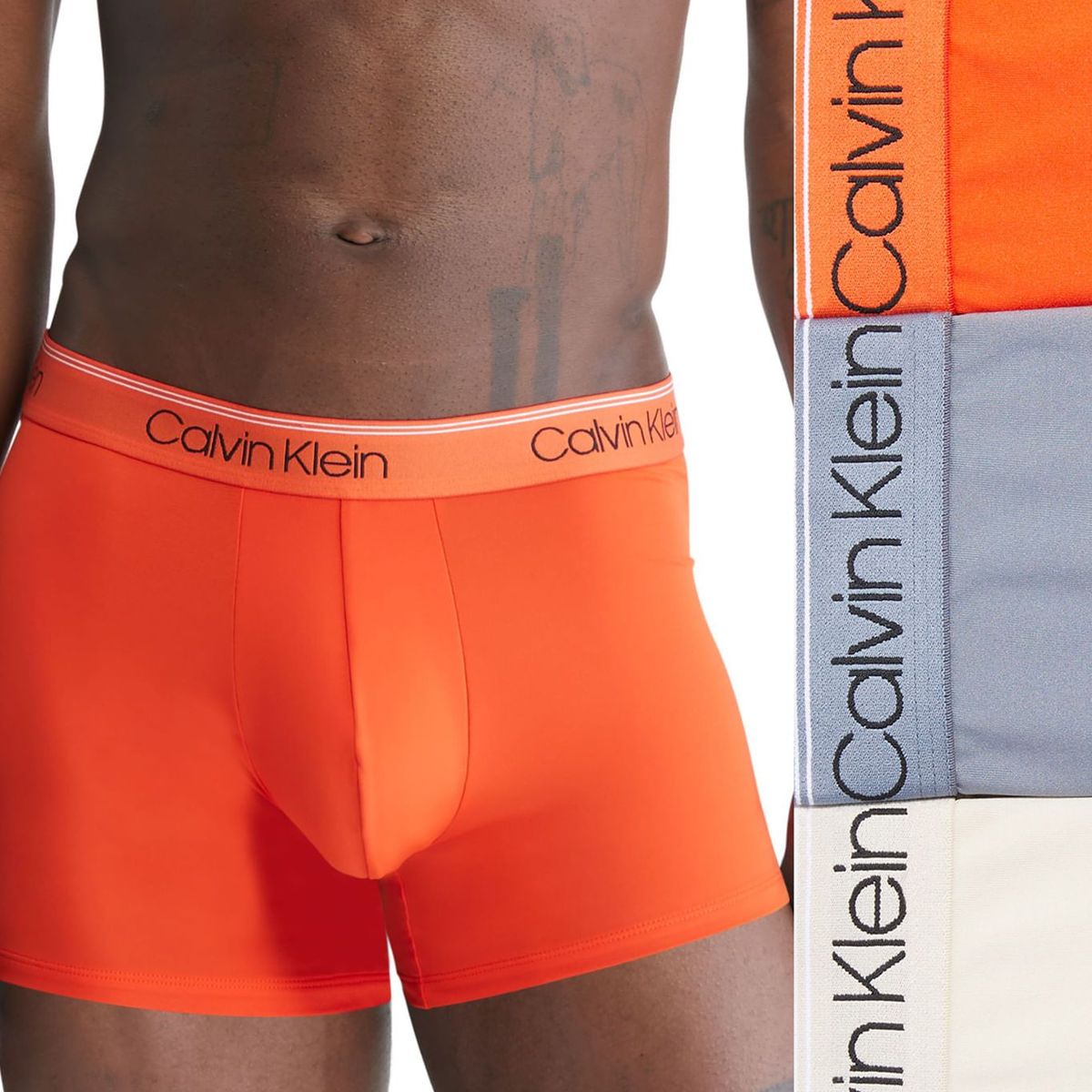 CALVIN KLEIN - 3 Pack De Bóxer Brief En Microfibra para Hombre Calvin Klein