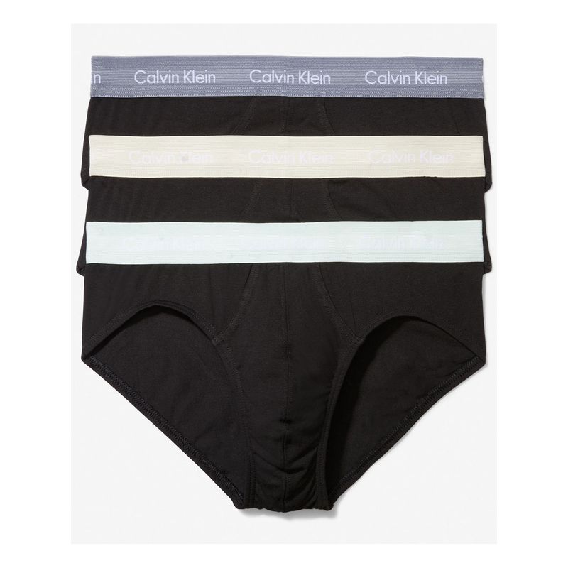 CALVIN KLEIN - Pack Negros De 3 Calzoncillos En Algodón Calvin Klein