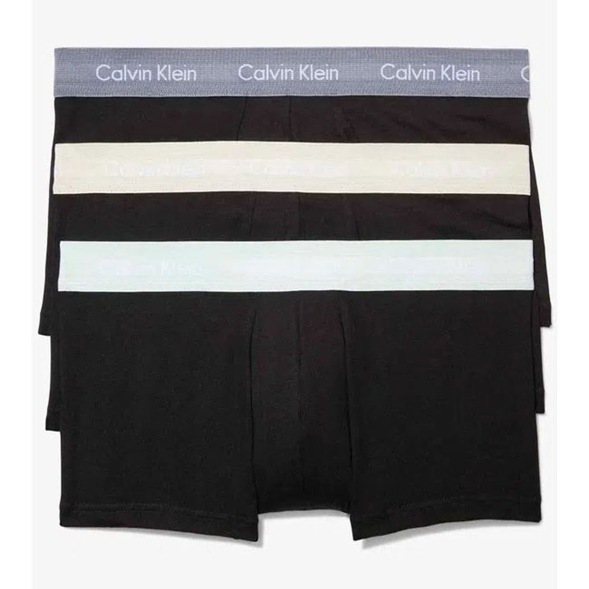 CALVIN KLEIN - Pack De 3 Boxer Negros Low Rise Trunk Para Hombre Calvin Klein
