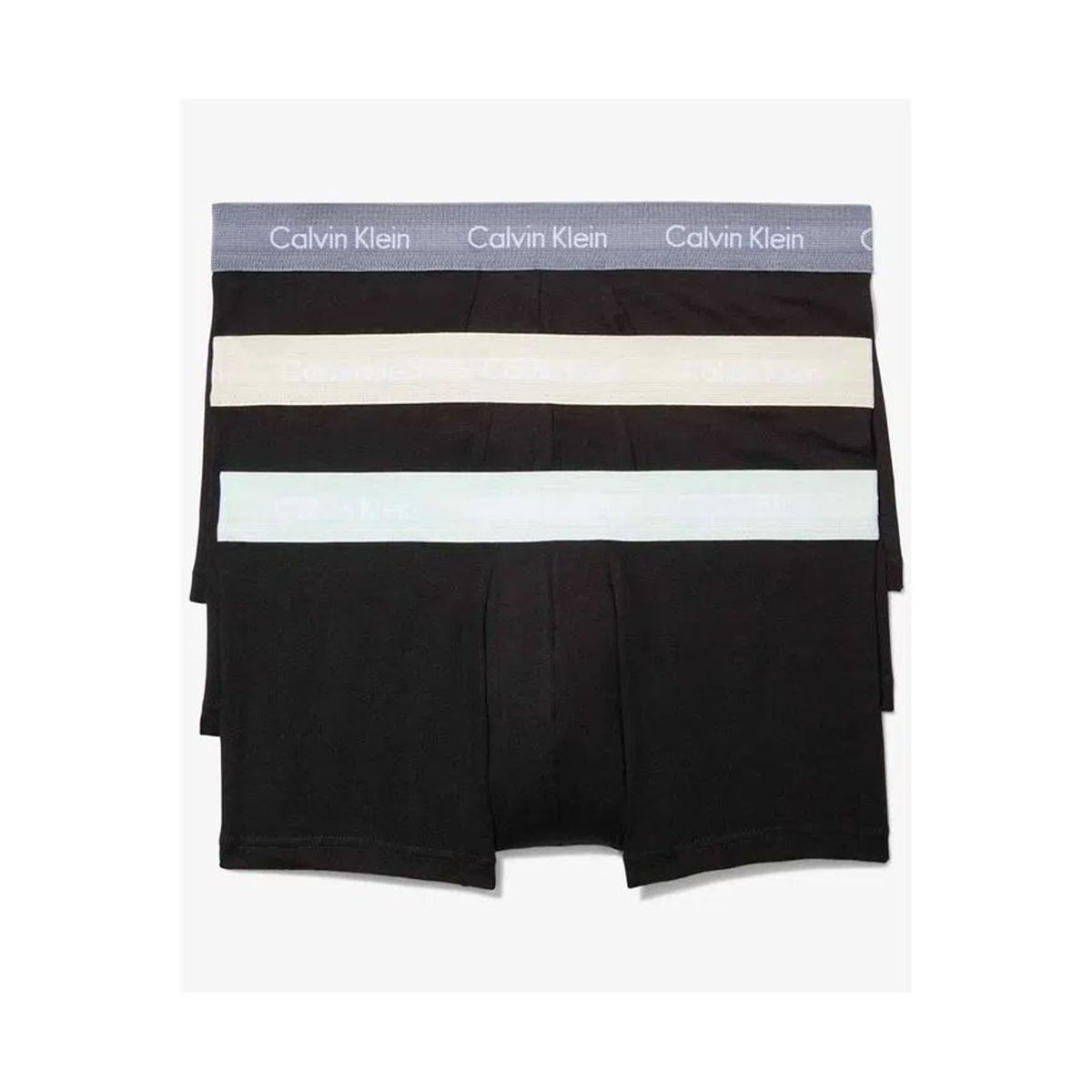CALVIN KLEIN - Pack De 3 Boxer Negros Low Rise Trunk Para Hombre Calvin Klein