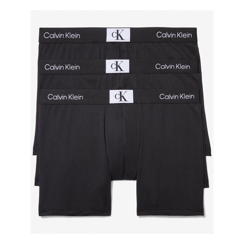 CALVIN KLEIN - Pack De 3 Bóxer Hombre Negro Calvin Klein.-