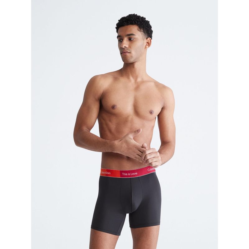 CALVIN KLEIN - Boxer Con Logo Hombre Negro Calvin Klein