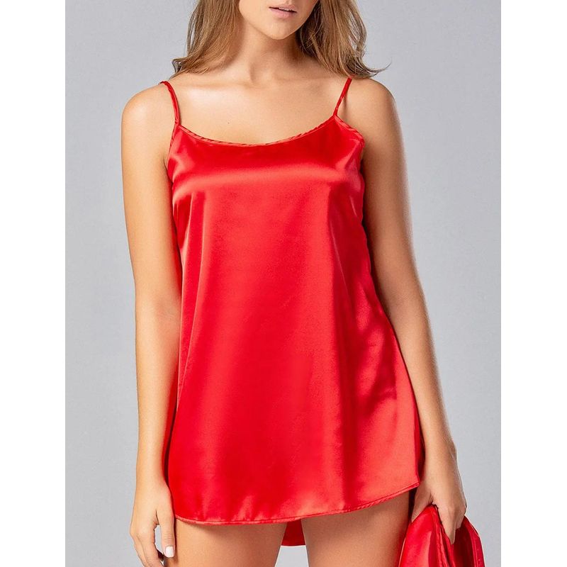 DIANE & GEORDI - Pijama conjunto (8029) - Rojo