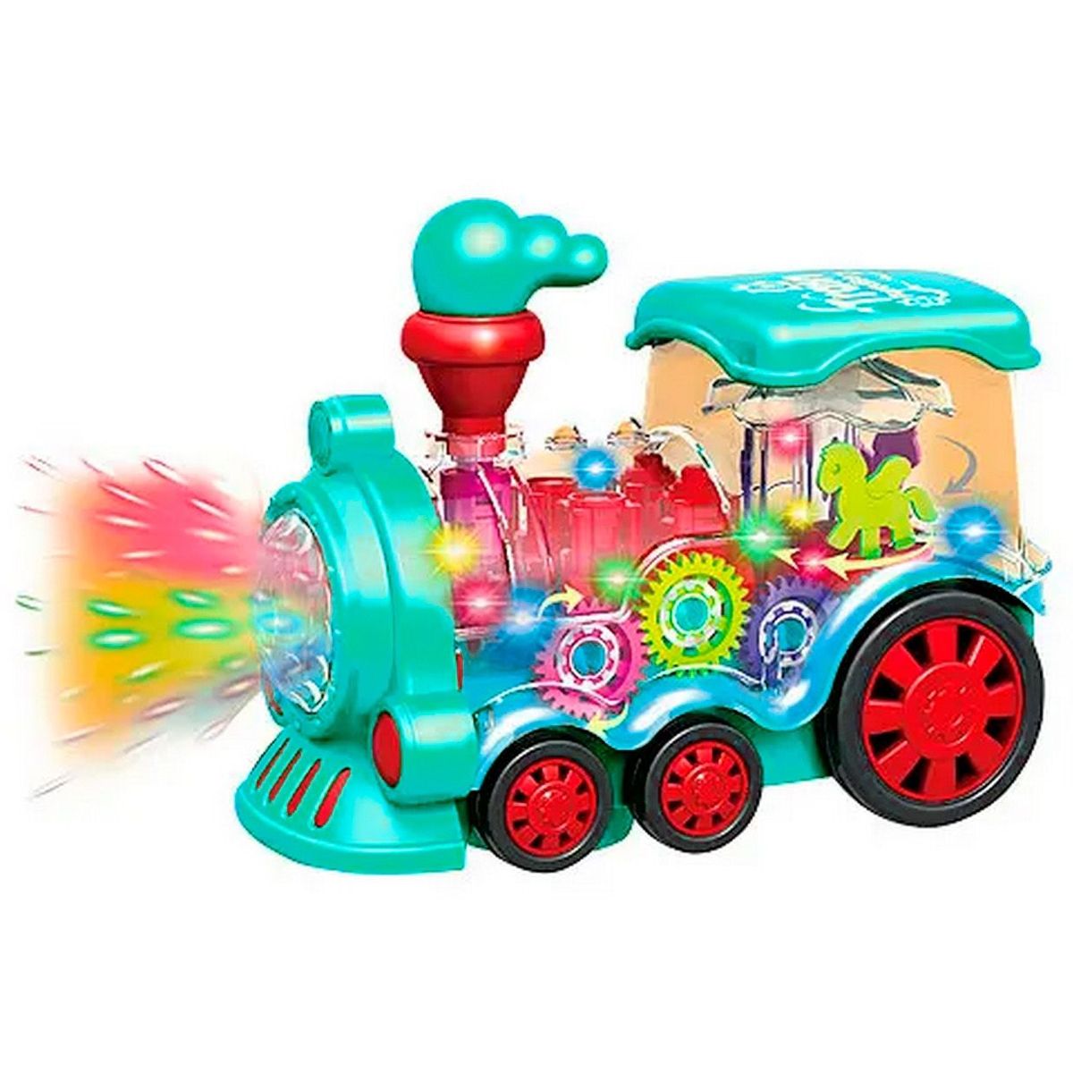 DAYOSHOP - Tren Luces Sonido Movimiento Interactivo Niños  Baterias