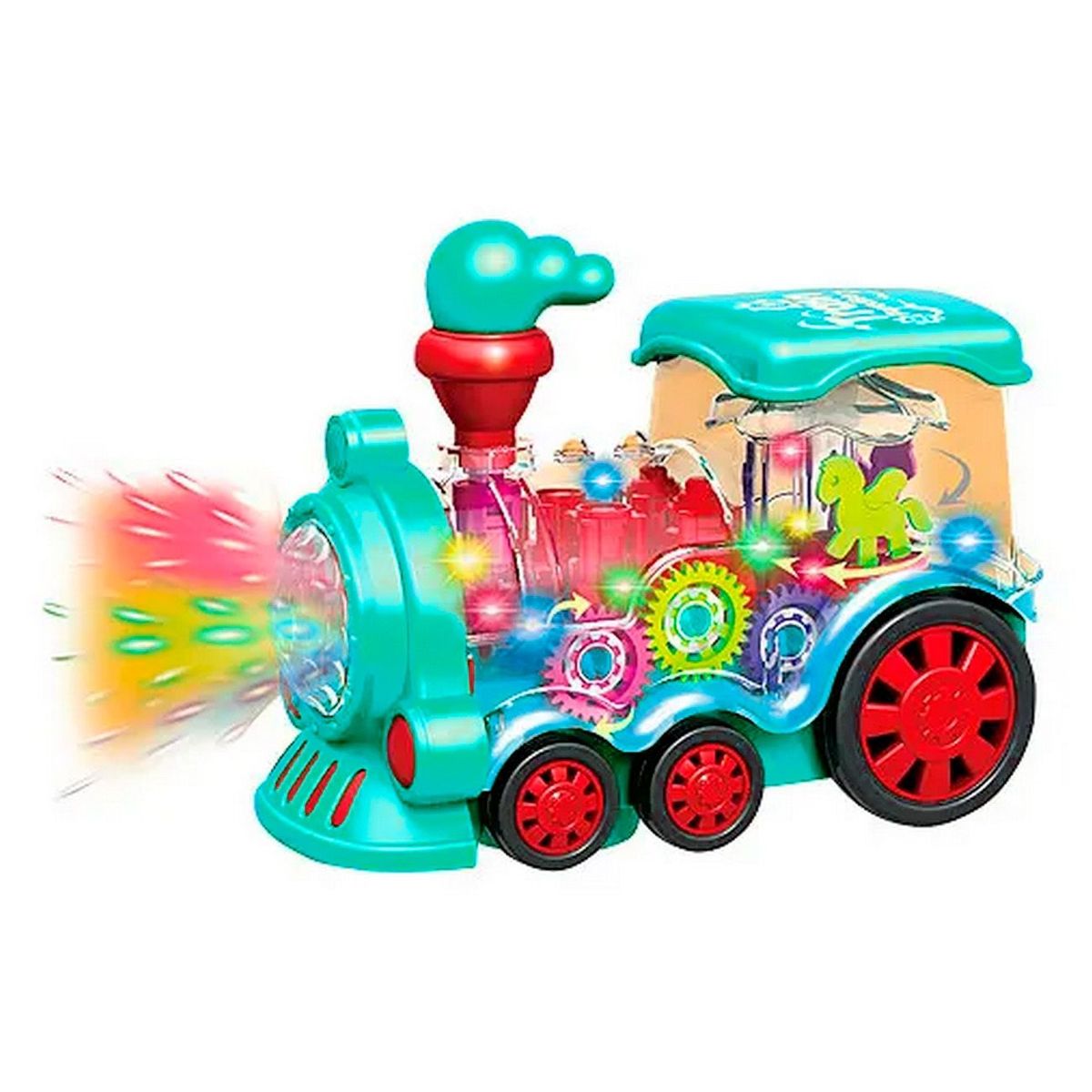 DAYOSHOP - Tren Luces Sonido Movimiento Interactivo Niños  Baterias