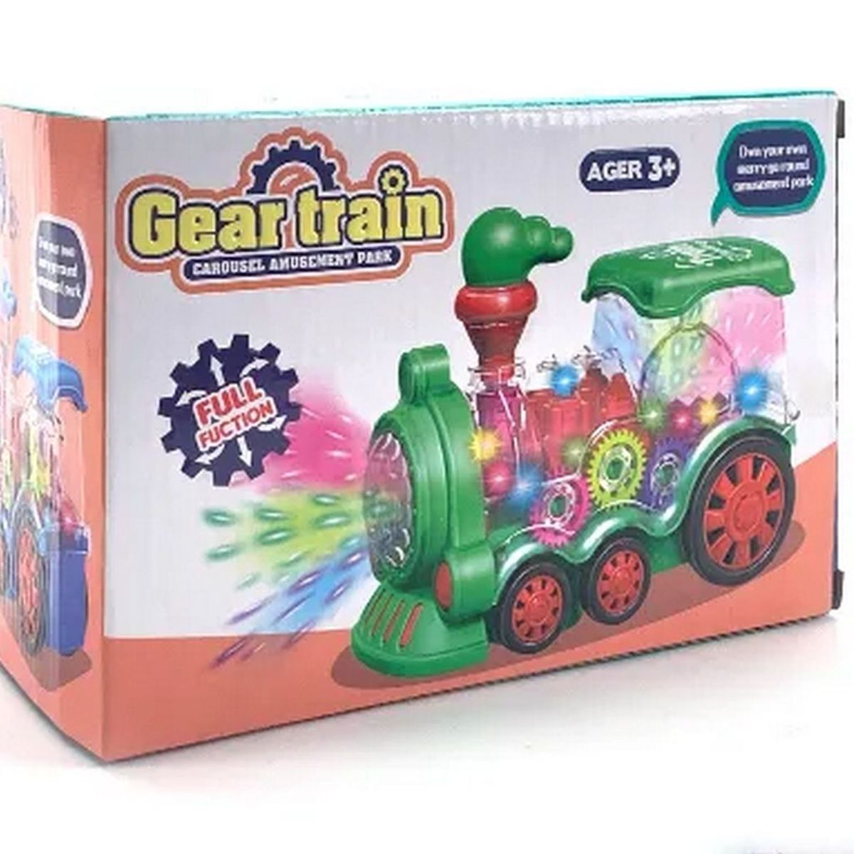 DAYOSHOP - Tren Luces Sonido Movimiento Interactivo Niños  Baterias