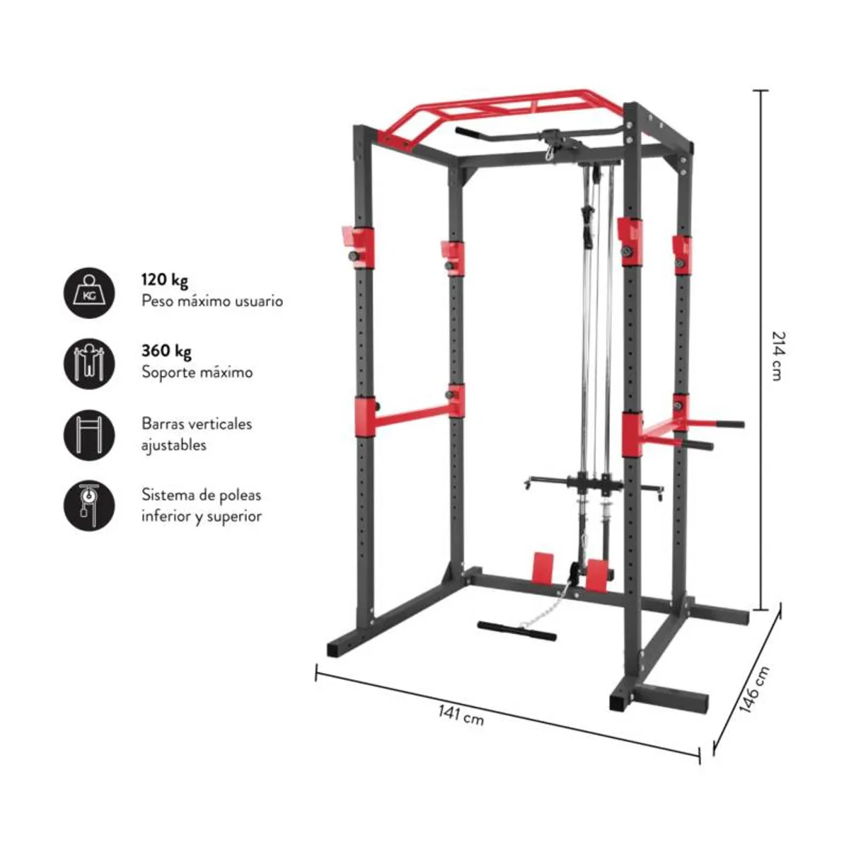 ULTIMATE FITNESS - Power Rack - R300 Pro