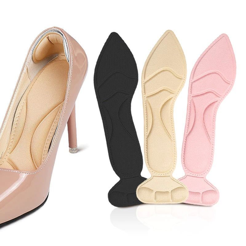 GENERICO - Plantillas De Espuma Para Mujer Para Tacones color negro