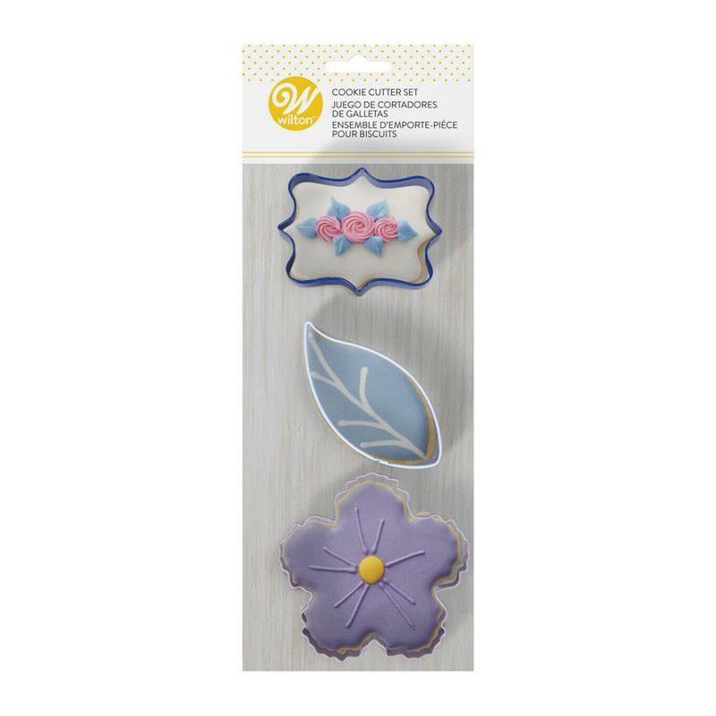 WILTON - CORTADORES FLORES X 3 PC