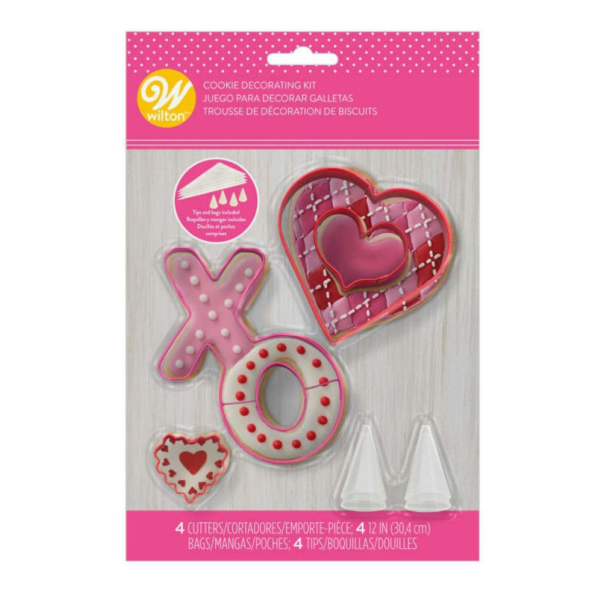 WILTON - KIT PARA DECORAR GALLETAS SAN VALENTIN