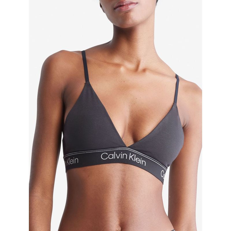 CALVIN KLEIN - Bralette Con Logo Mujer Negro Calvin Klein