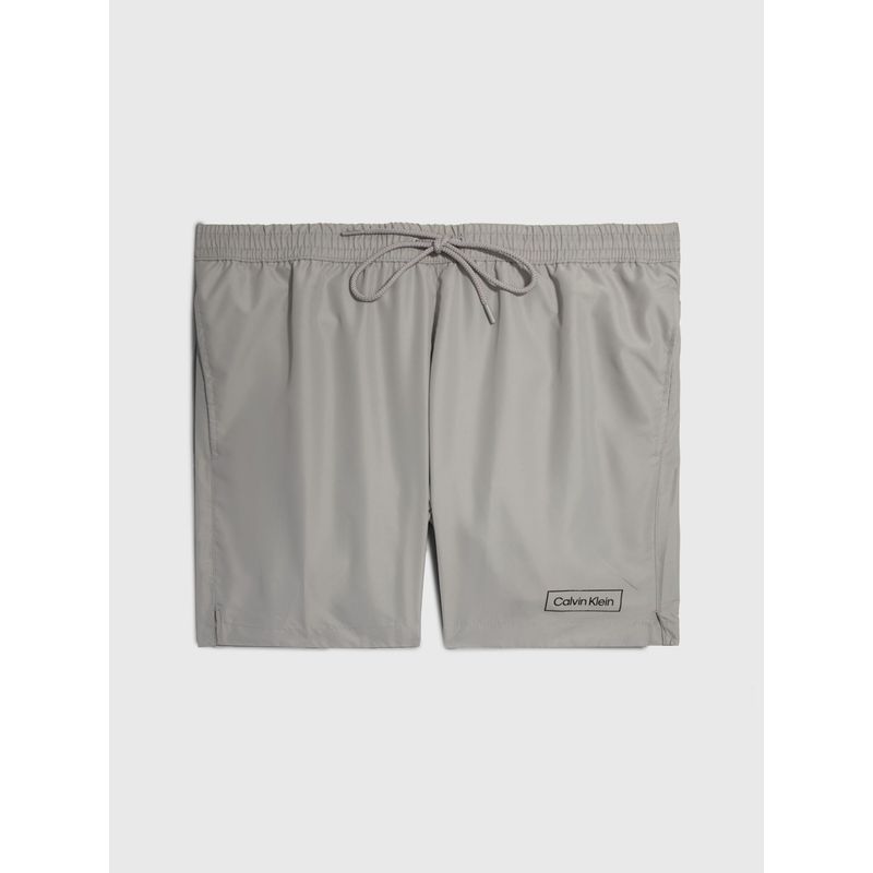 CALVIN KLEIN - Bermuda Gris De Baño Mediana Con Cordón Core Festive Calvin Klein