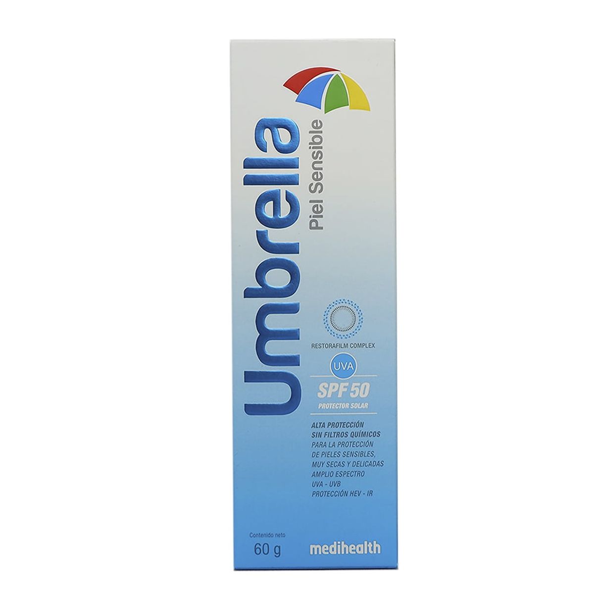 UMBRELLA - Protector Solar Umbrella Piel Sensible Spf50 X 60Gr