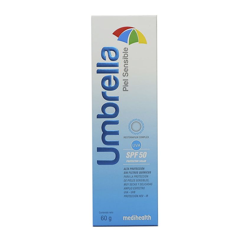 UMBRELLA - Protector Solar Umbrella Piel Sensible Spf50 X 60Gr
