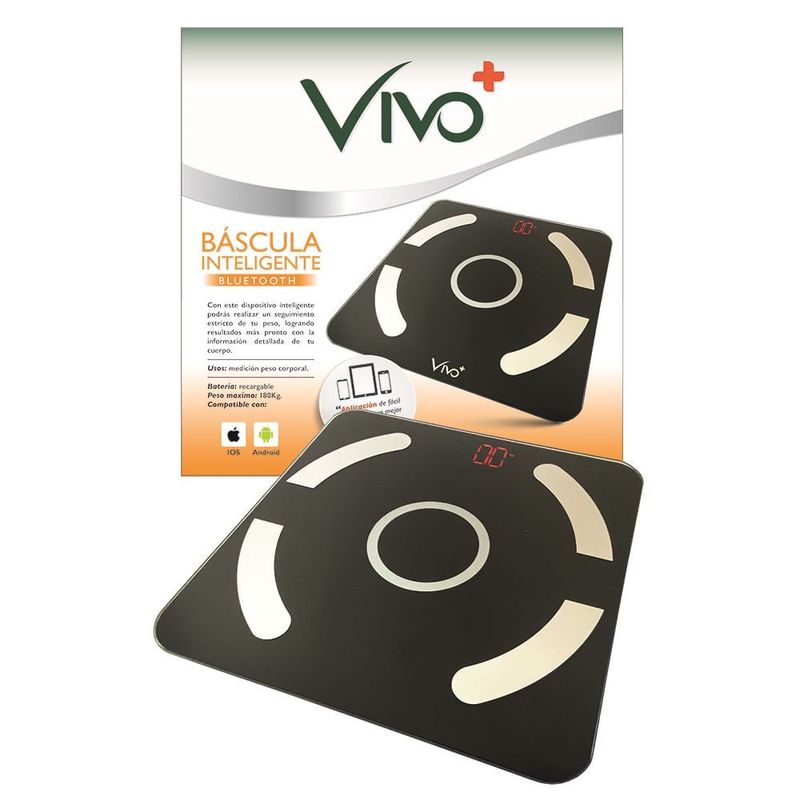 VIVO - Bascula Vivo+ Inteligente Bluetooth