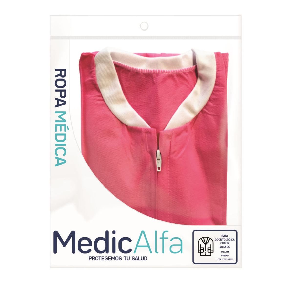 GENERICO - Bata Odontologia Medic Alfa Rosada Talla S-M