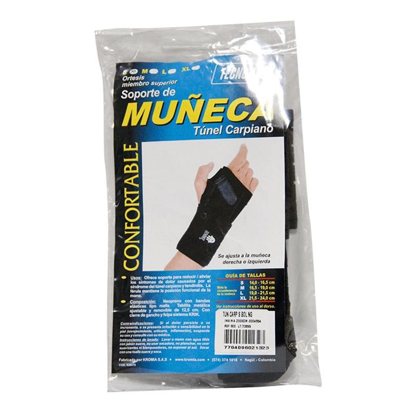 TECNOMED - Soporte Muñeca Tunel Carpiano T-L