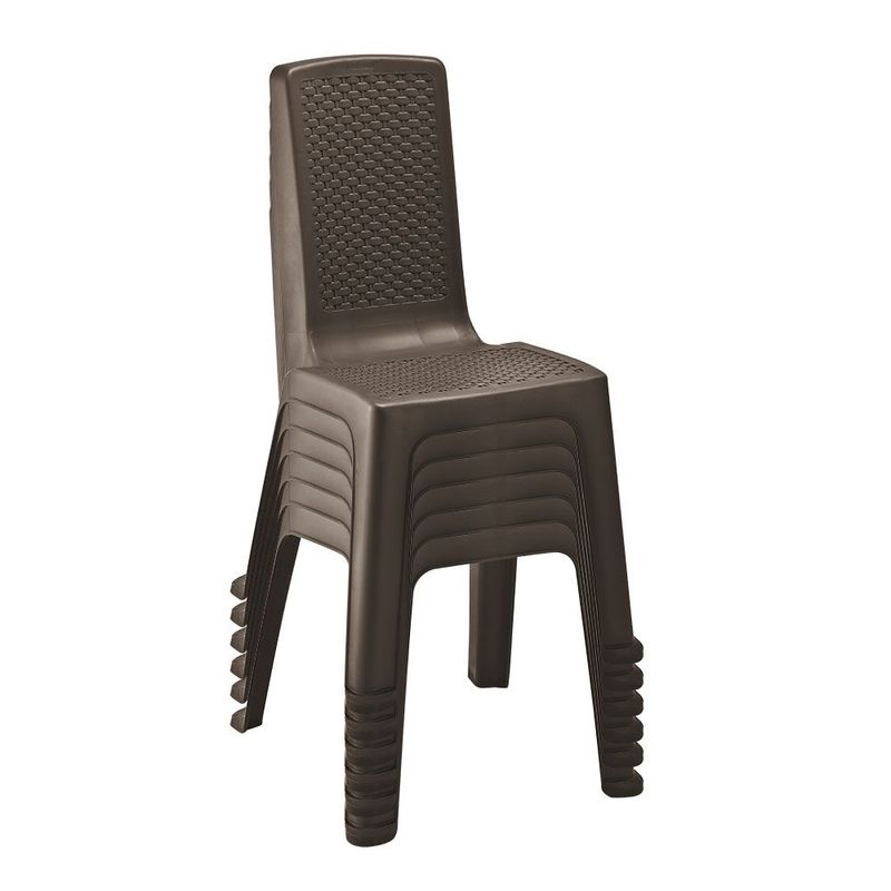RIMAX - Silla Eterna SIN Brazos RIMAX SET X 6 UND - Wengue