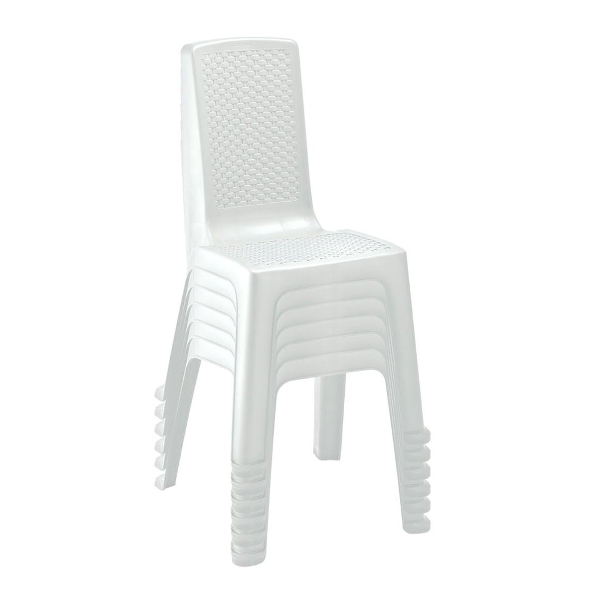 RIMAX - Silla Eterna SIN Brazos RIMAX SET X 6 UND - Blanco Arena
