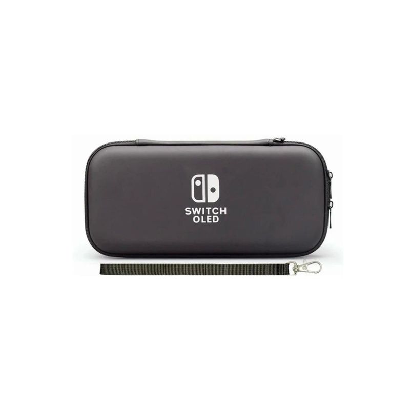 GENERICO - Estuche Rígido Negro Compatible Switch Oled